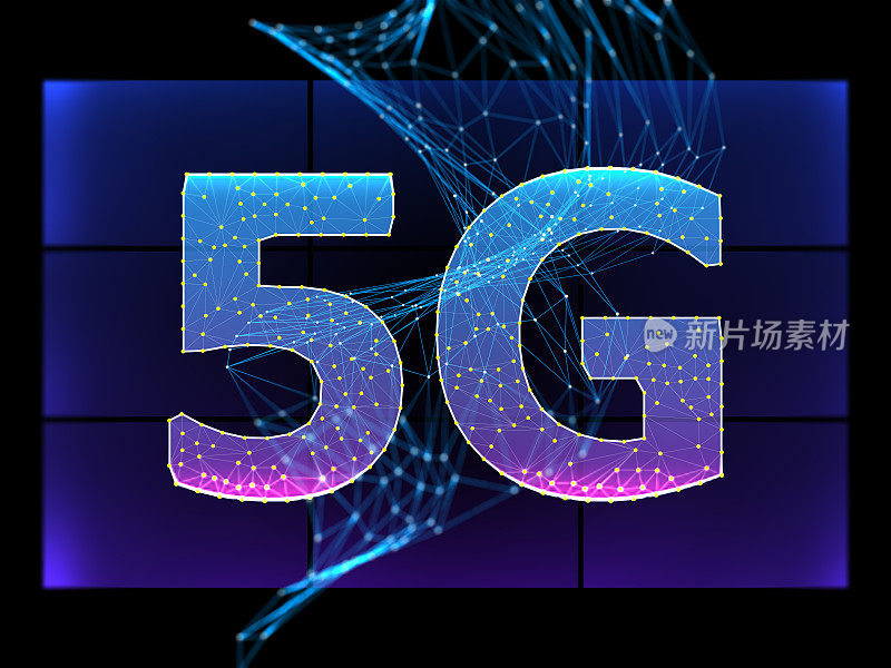 5G wifi技术数字概念